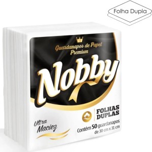 GUARADANAPO NOBBY PREMIUM 30X31 FOLHA DUPLA