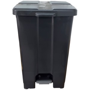 LIXEIRA REFORÇADA PLÁSTICA COM PEDAL 60 LITROS